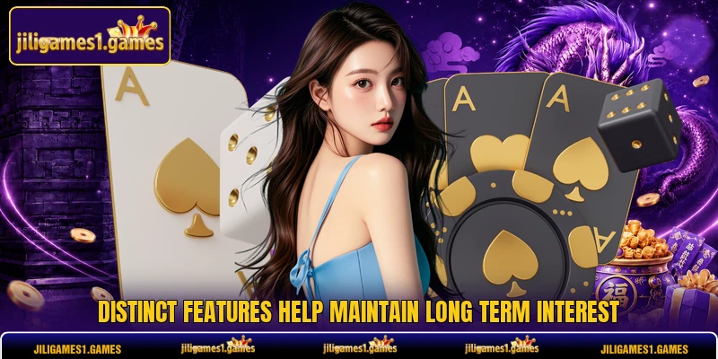 Distinct features help maintain long term interest