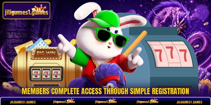 Members access platform features through JILI Games app