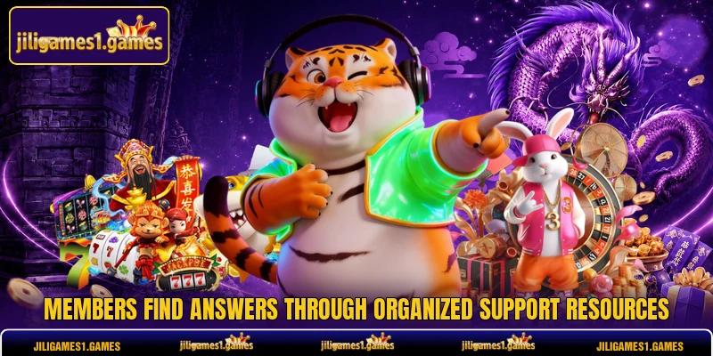 Members find answers through organized support resources