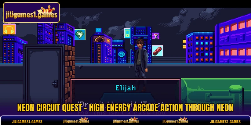 Neon Circuit Quest - High Energy Arcade Action Through Neon