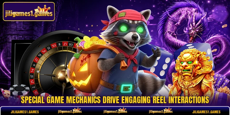 Special game mechanics drive engaging reel interactions