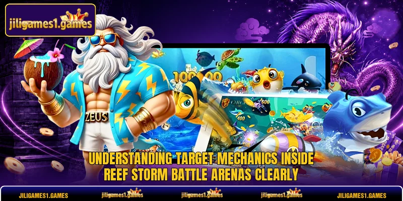Understanding target mechanics inside Reef Storm battle arenas clearly